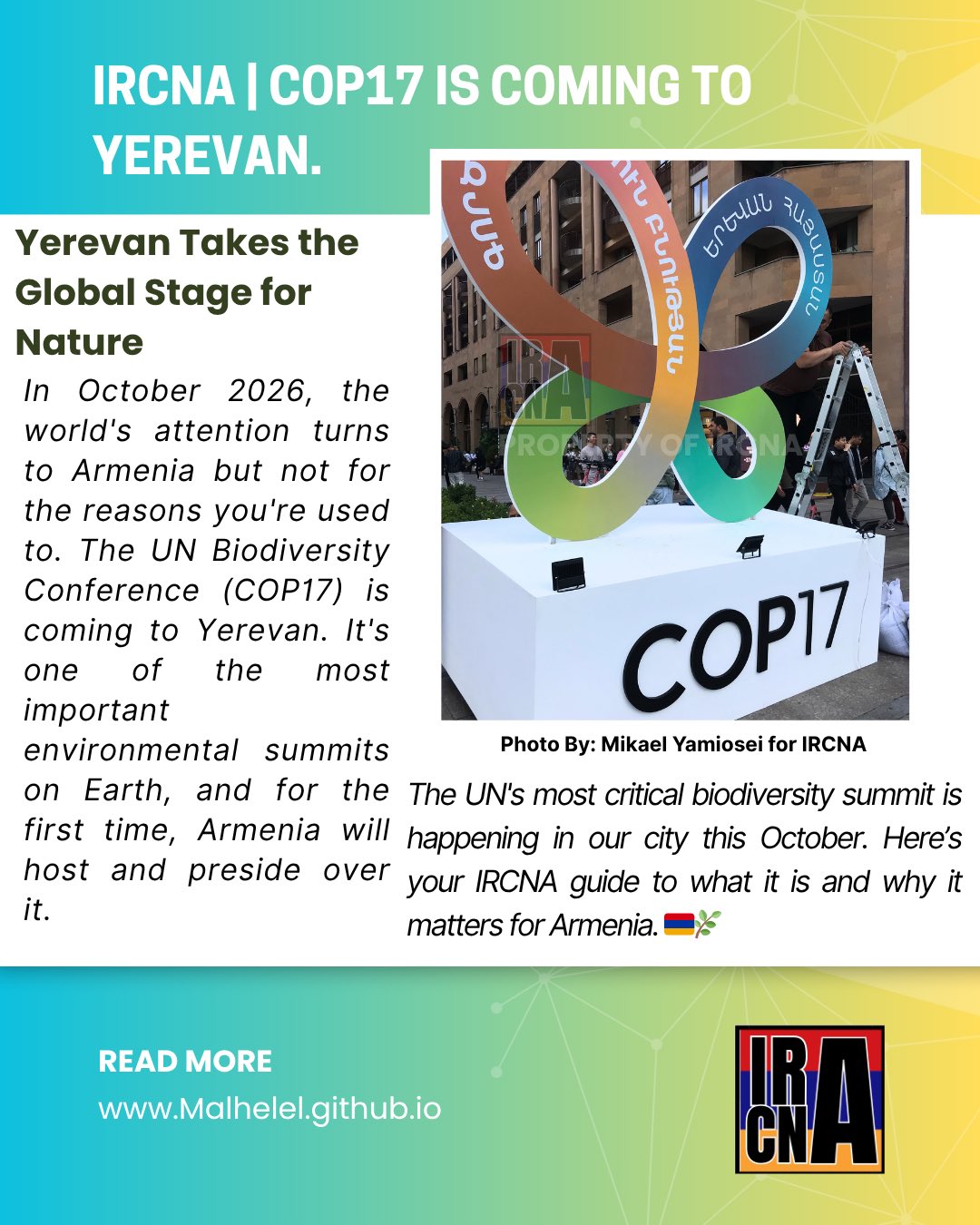 COP17 IS COMING TO YEREVAN